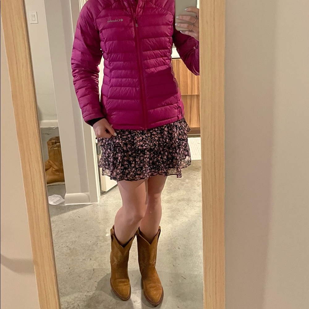 Light Columbia Puffer Jacket Pink sz XS